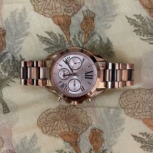 Micheal Kors Rose Gold runway watch